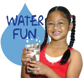 photo of little girl with water glass